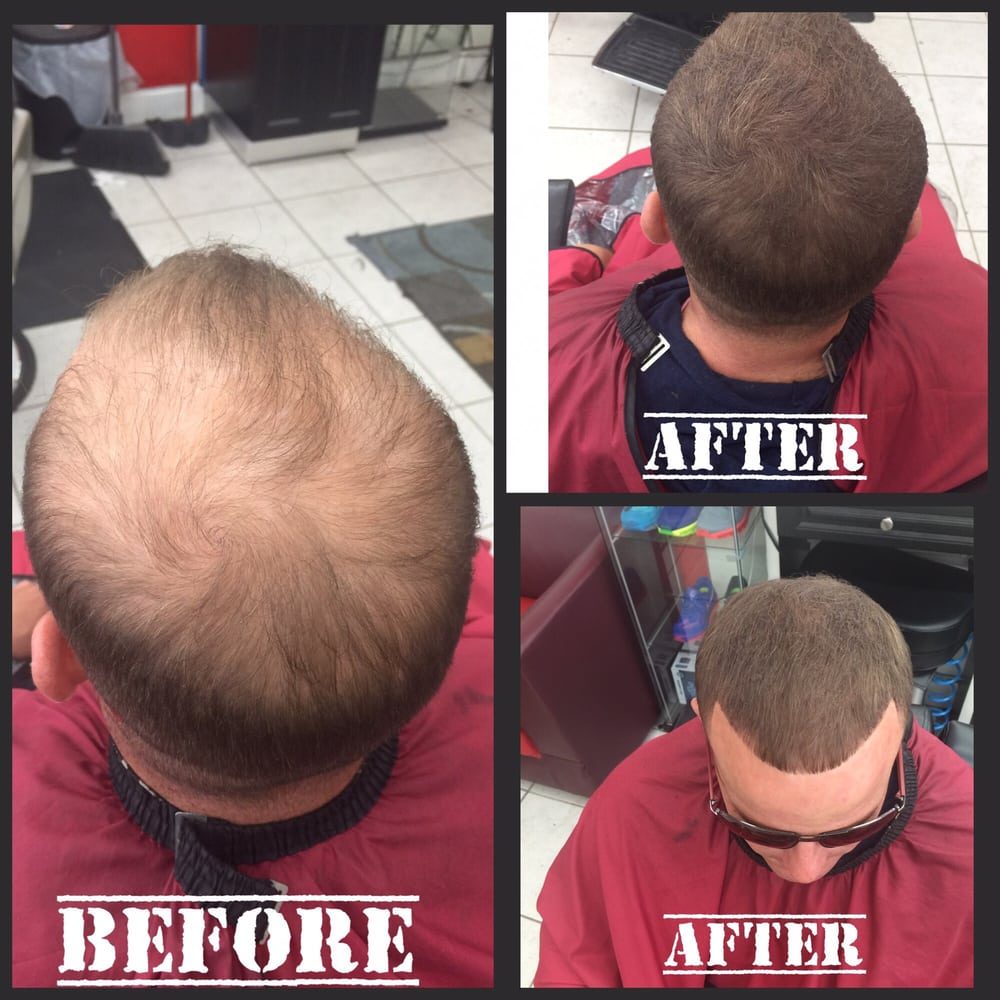 Before and after cut
