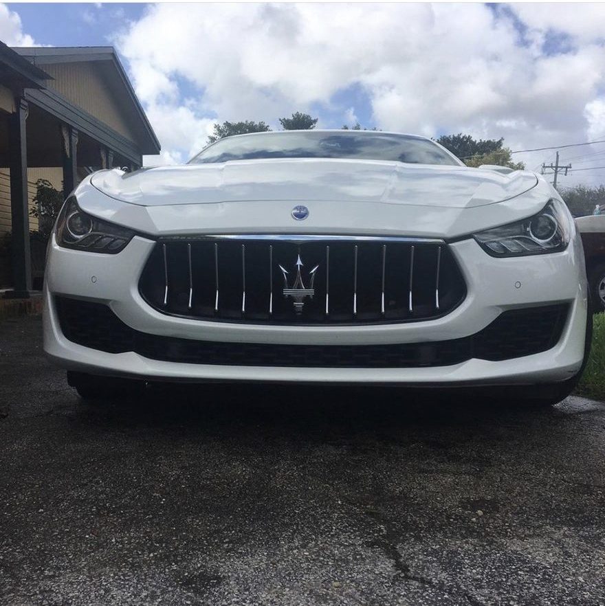 White Maserati Ghibli detailed by SunDaze