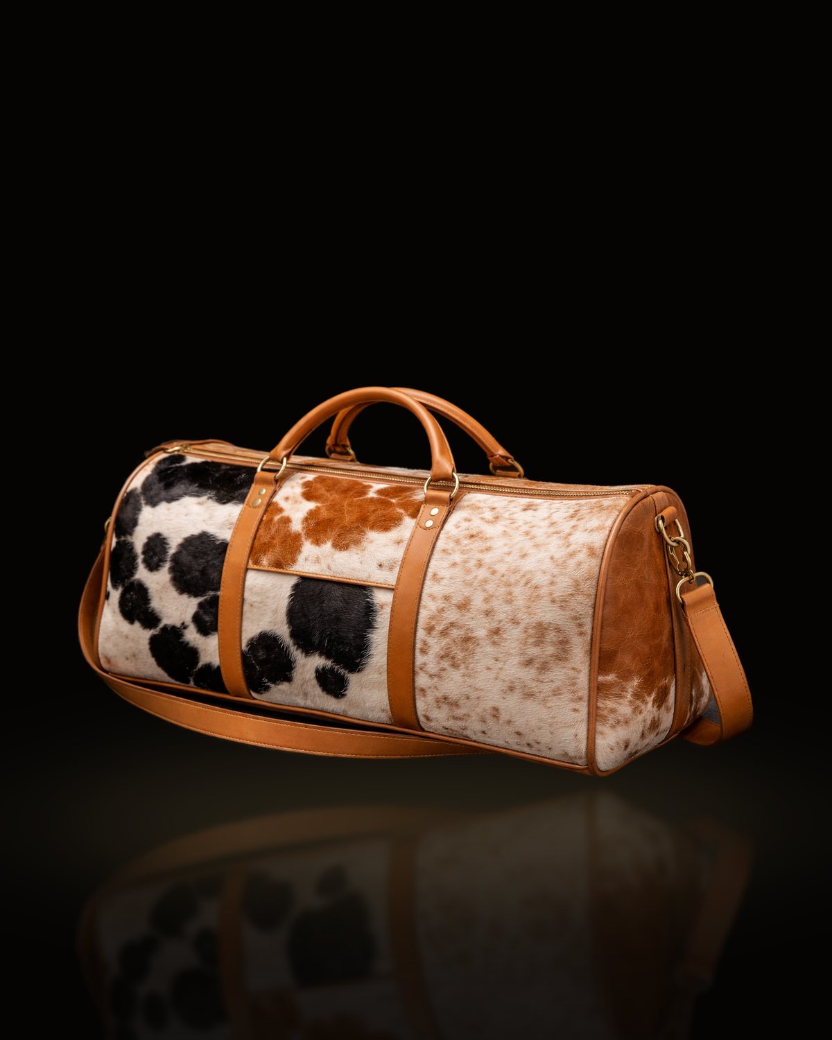 The Drifter Duffle — Cowhide & Saddle Tan Leather