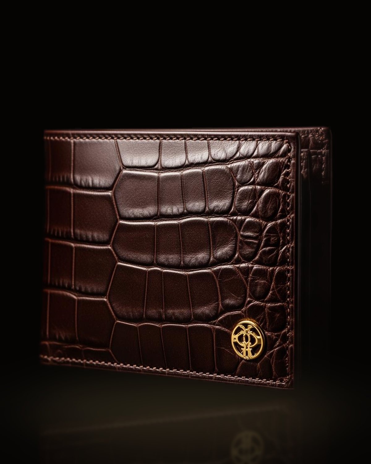 The Executive Bifold — Exotic Alligator Belly